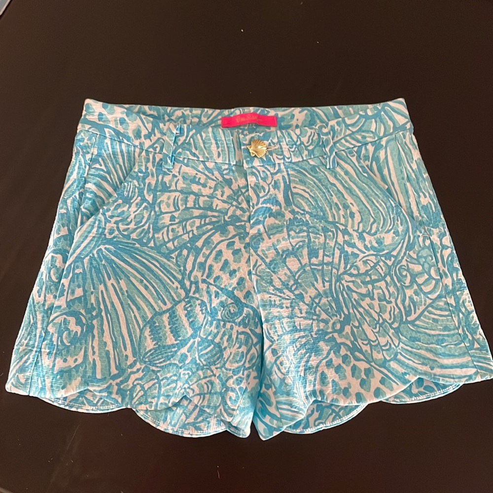 New Lilly Pulitzer Palmitate Stretch Shorts